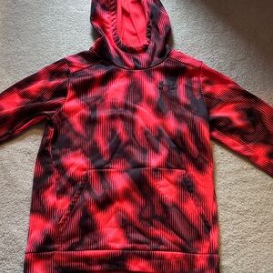 Boys, large under armor, hooded sweatshirt with kangaroo pouch